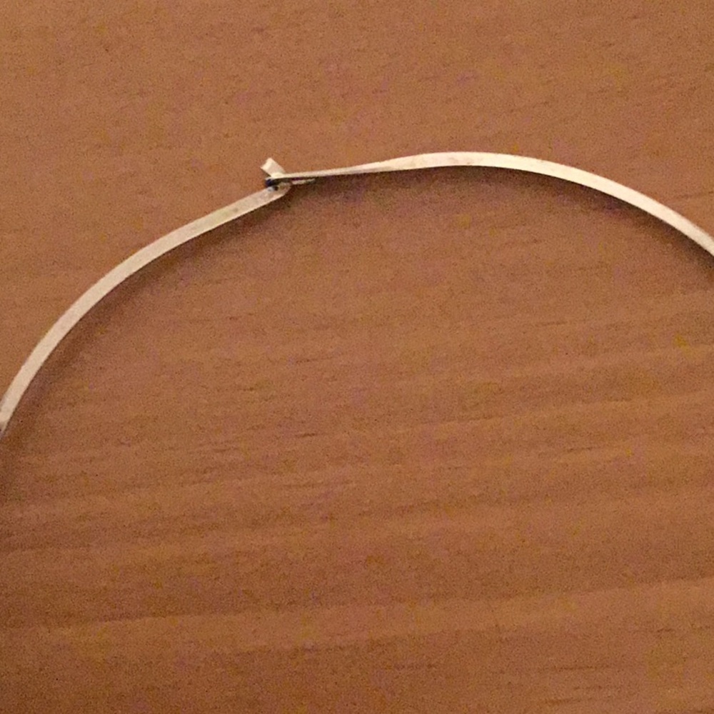 Silver collar necklace - Picture 2 of 3